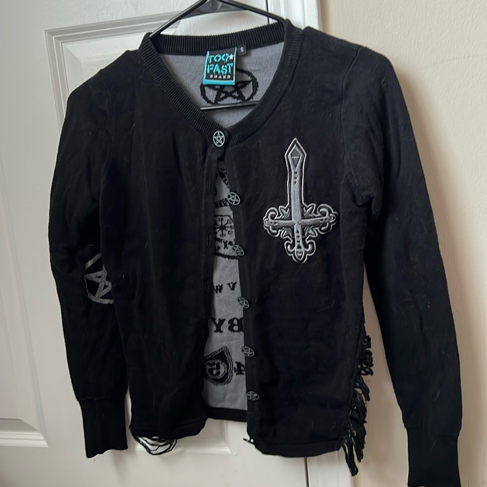 Ouija cardigan, gothic size S